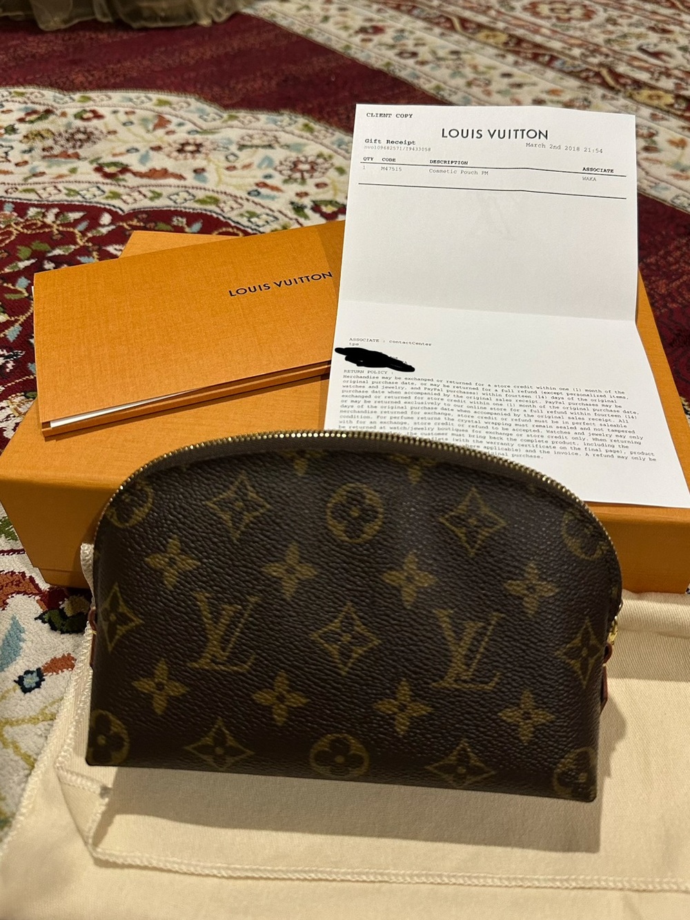 Louis Vuitton Monogram Cosmetic Pouch PM